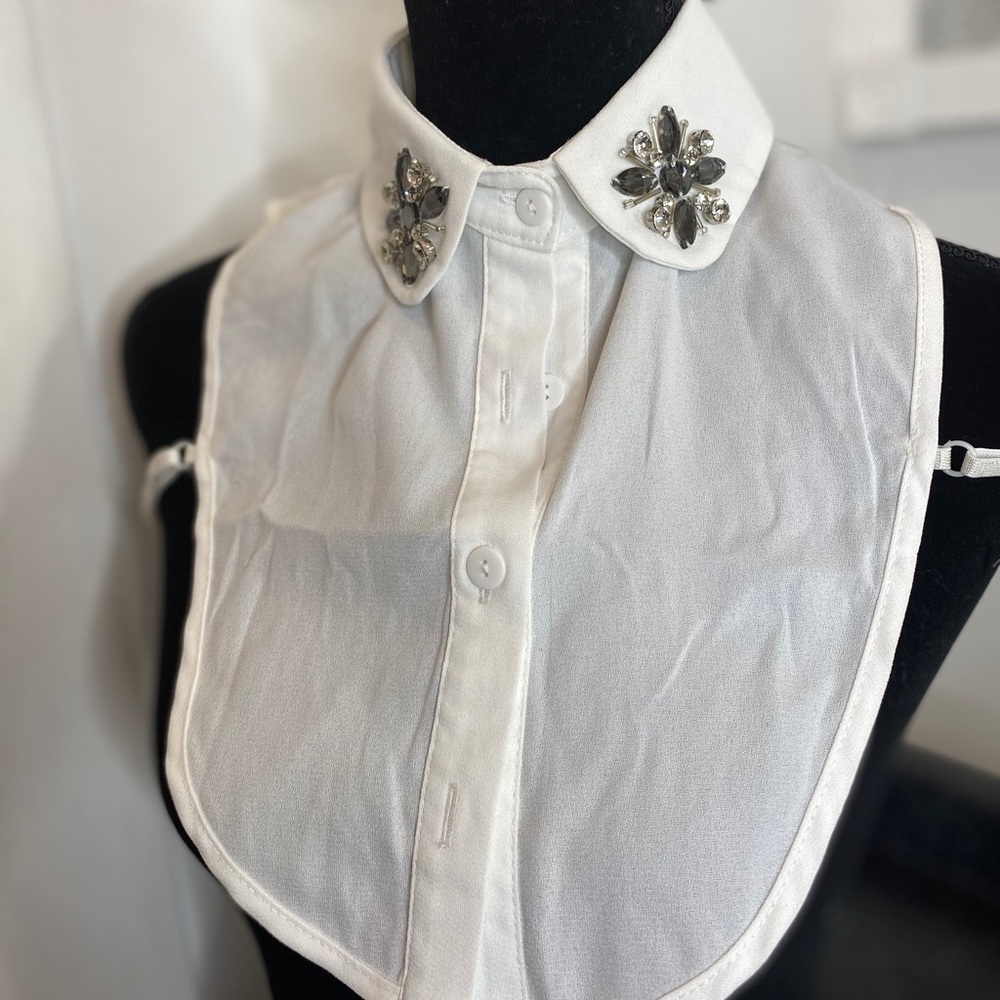 Gorgeous Jeweled Collar Dickey